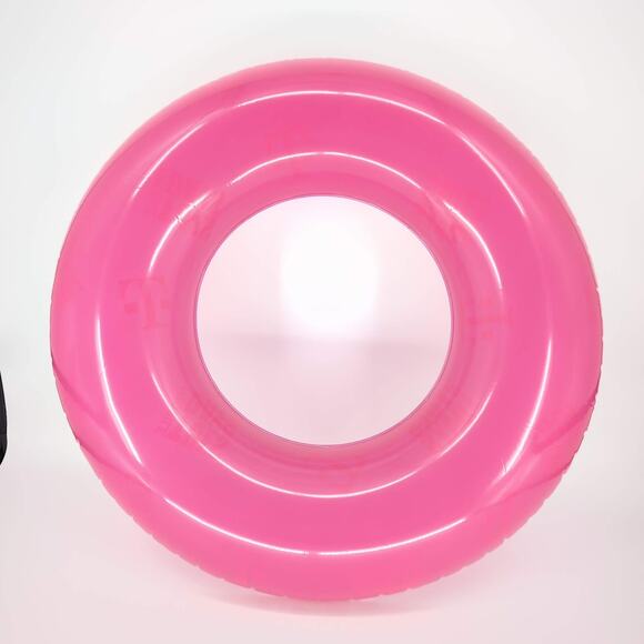 T-Mobile Tuesdays Logo Pink & Transparent Inflatable Pool Ring Float Tube - New - Picture 13 of 13